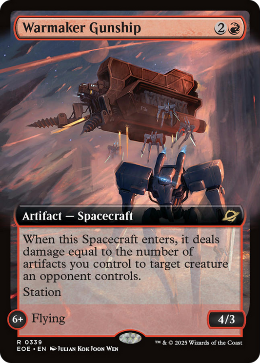 Warmaker Gunship (Extended Art) [Edge of Eternities] [Foil]