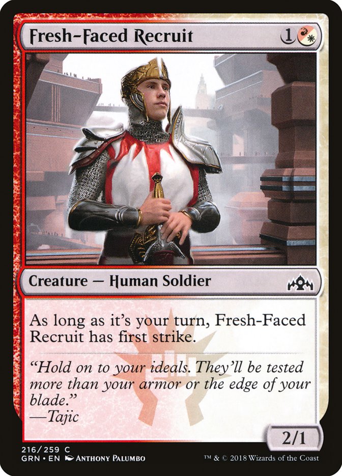 Fresh-Faced Recruit [Guilds of Ravnica] [Foil]