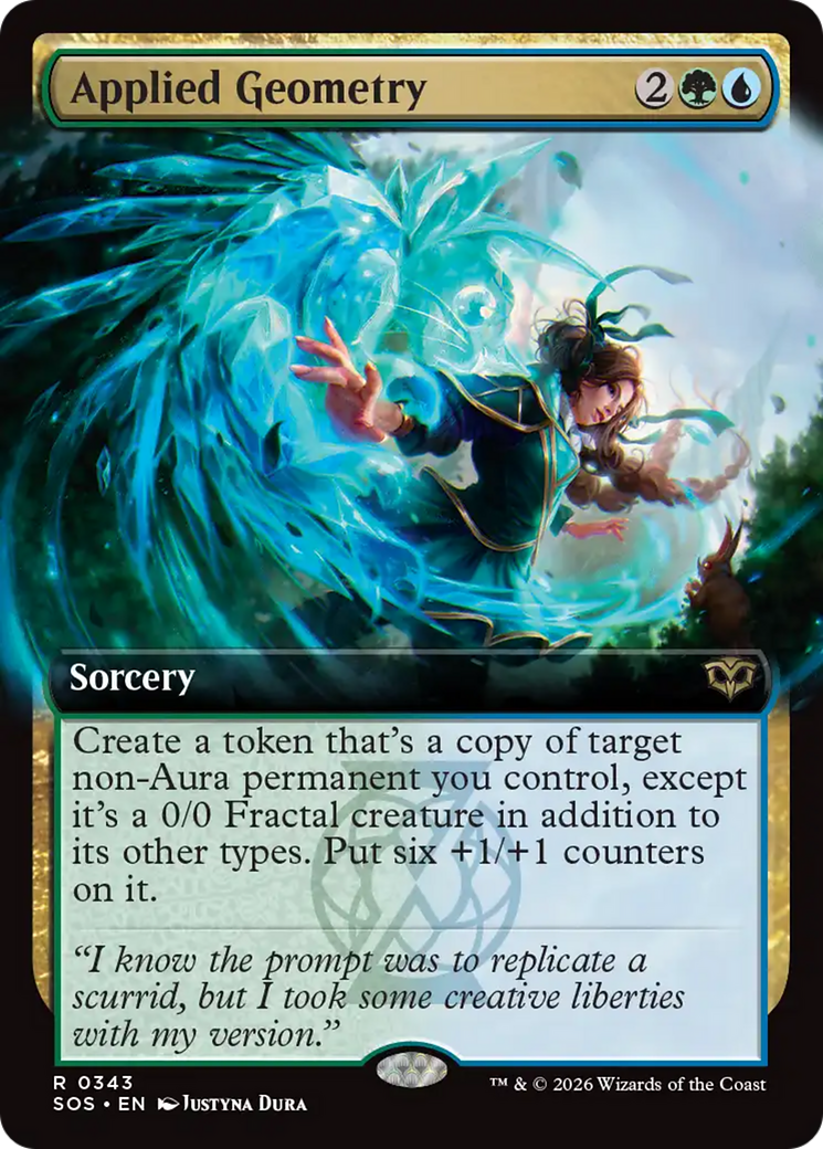 Applied Geometry (Extended Art) [Secrets of Strixhaven] [Foil]