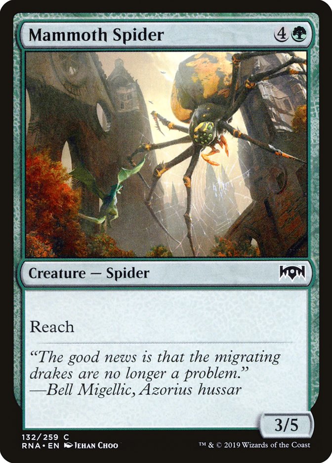 Mammoth Spider [Ravnica Allegiance] [Foil]