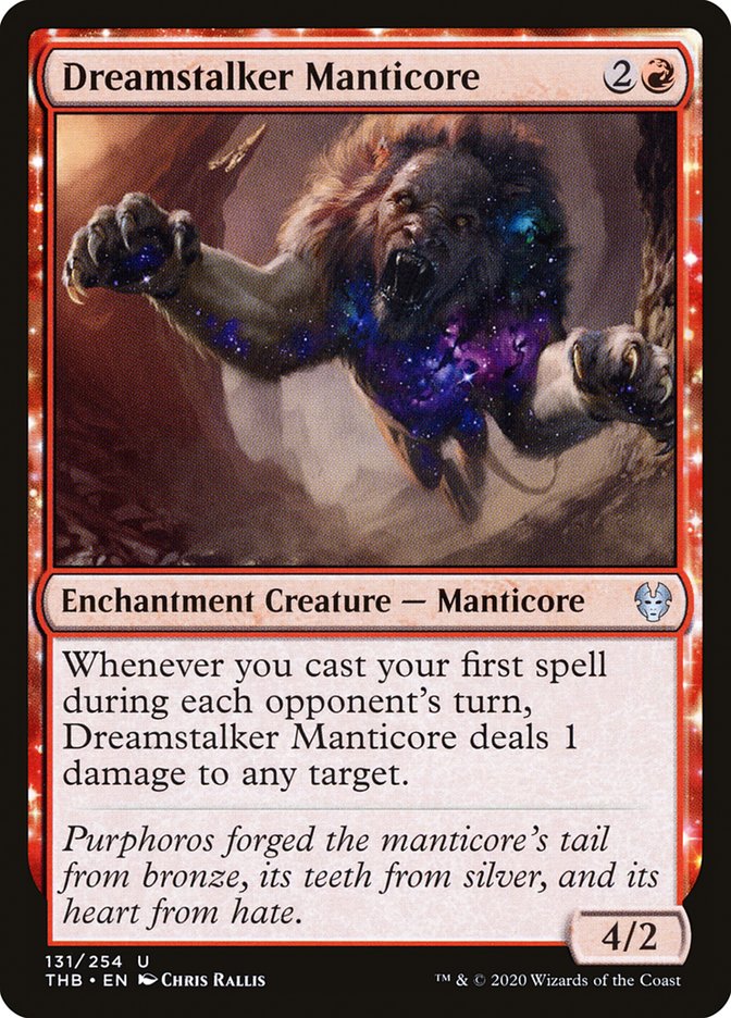 Dreamstalker Manticore [Theros Beyond Death] [Foil]