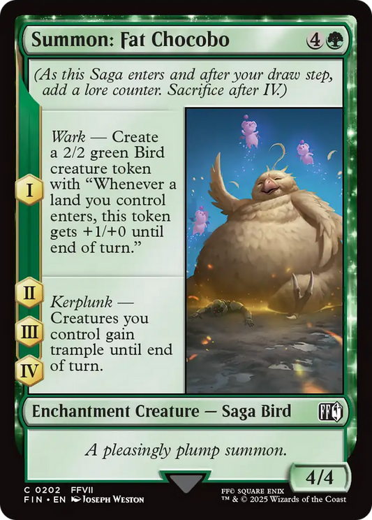Summon: Fat Chocobo [FINAL FANTASY] [Foil]