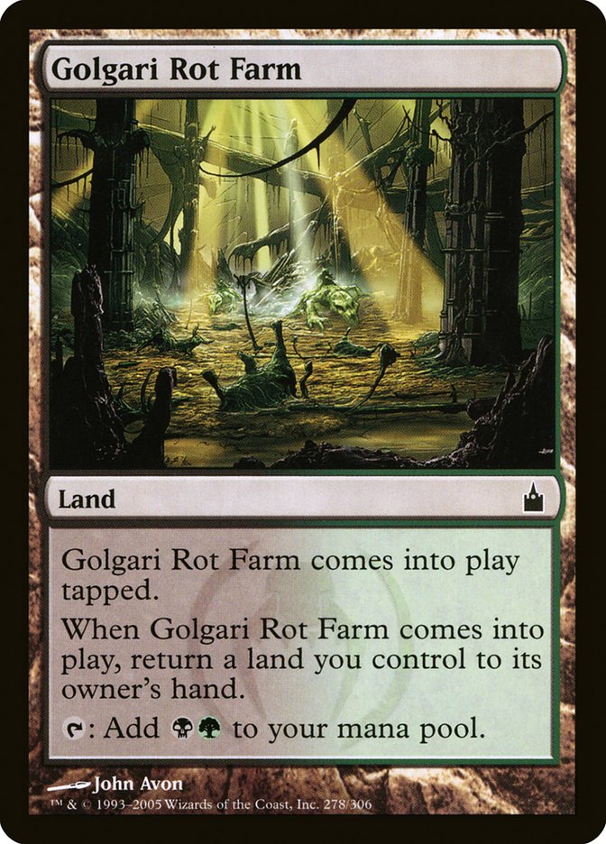 Golgari Rot Farm [Ravnica: City of Guilds] [Foil]