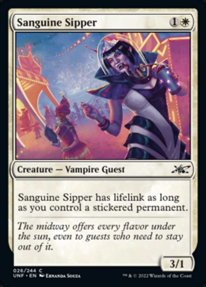 Sanguine Sipper [Unfinity] [Foil]