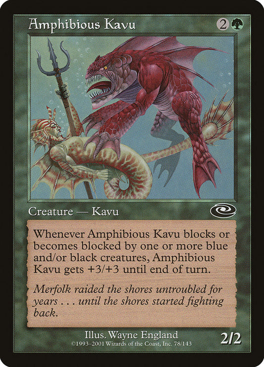 Amphibious Kavu [Planeshift] [Foil]