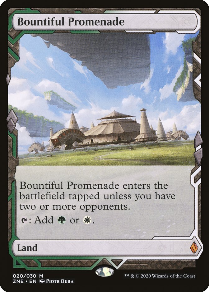 Bountiful Promenade (Expeditions) [Zendikar Rising Expeditions] [Foil]