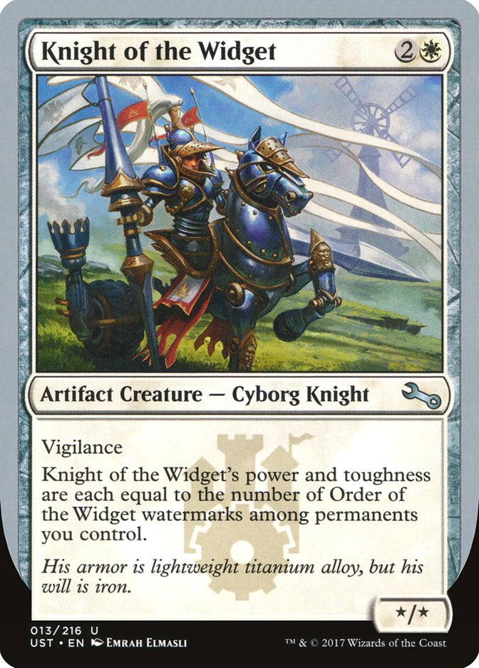 Knight of the Widget [Unstable] [Foil]