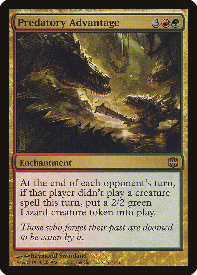 Predatory Advantage [Alara Reborn] [Foil]
