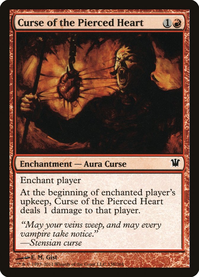 Curse of the Pierced Heart [Innistrad] [Foil]