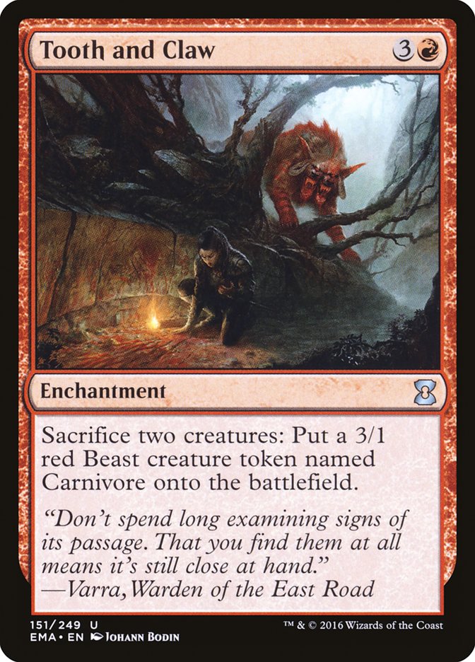 Tooth and Claw [Eternal Masters] [Foil]