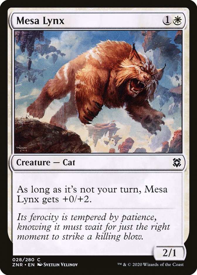Mesa Lynx [Zendikar Rising] [Foil]