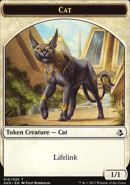 Tah-Crop Skirmisher // Cat Double-Sided Token [Amonkhet Tokens]
