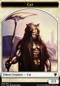Rat // Cat Double-Sided Token [Commander 2017 Tokens]