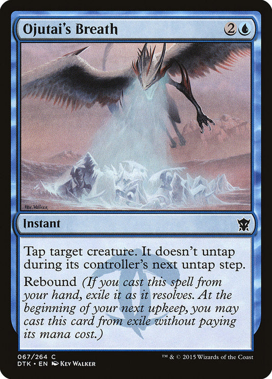 Ojutai's Breath [Dragons of Tarkir] [Foil]