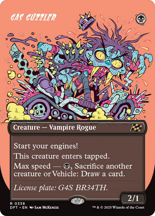 Gas Guzzler (Borderless) [Aetherdrift] [Foil]