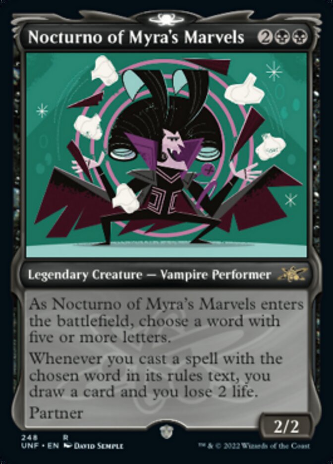 Nocturno of Myra's Marvels (Showcase) [Unfinity] [Foil]