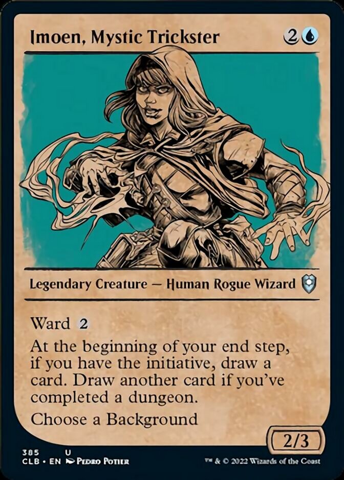 Imoen, Mystic Trickster (Showcase) [Commander Legends: Battle for Baldur's Gate] [Foil]