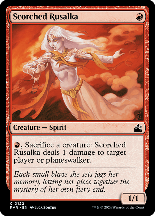 Scorched Rusalka [Ravnica Remastered] [Foil]