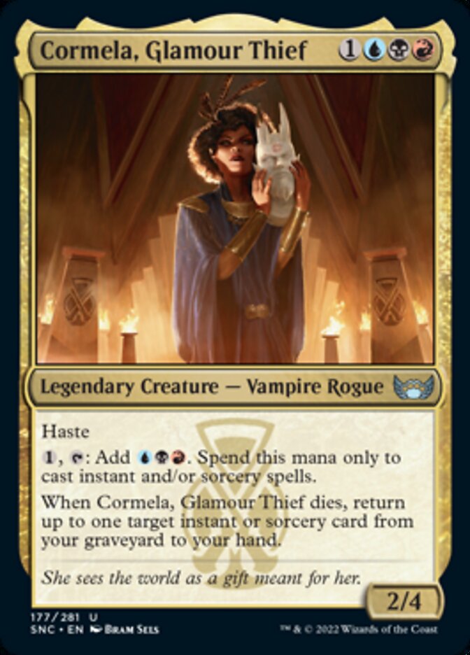 Cormela, Glamour Thief [Streets of New Capenna] [Foil]
