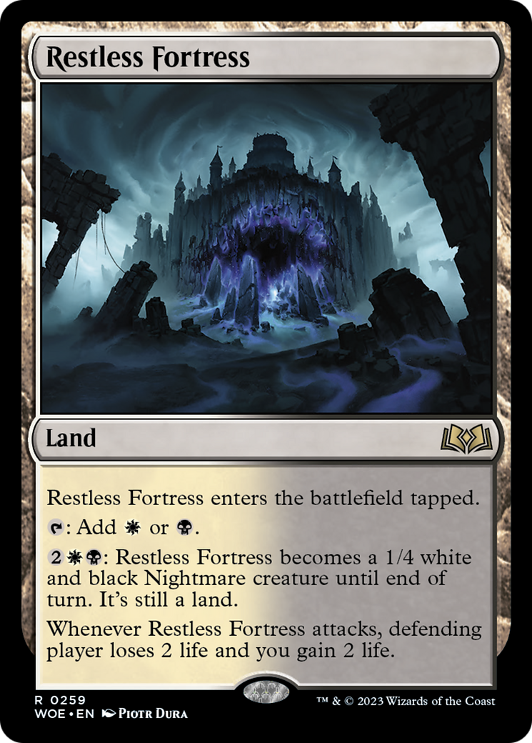 Restless Fortress [Wilds of Eldraine] [Foil]