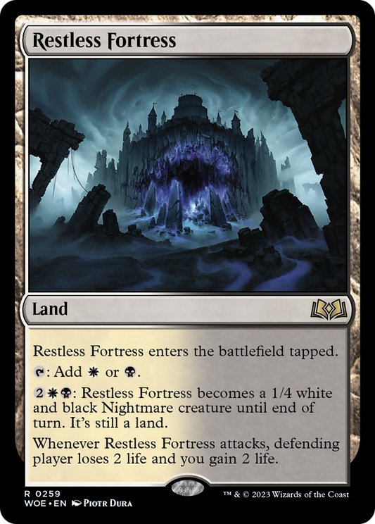 Restless Fortress [Wilds of Eldraine] [Foil]