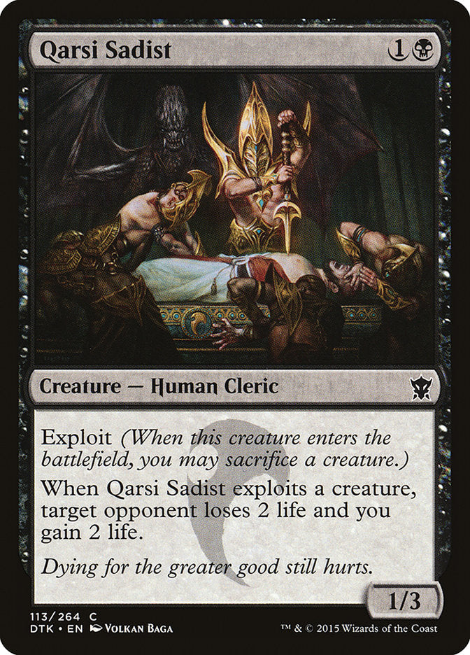 Qarsi Sadist [Dragons of Tarkir] [Foil]