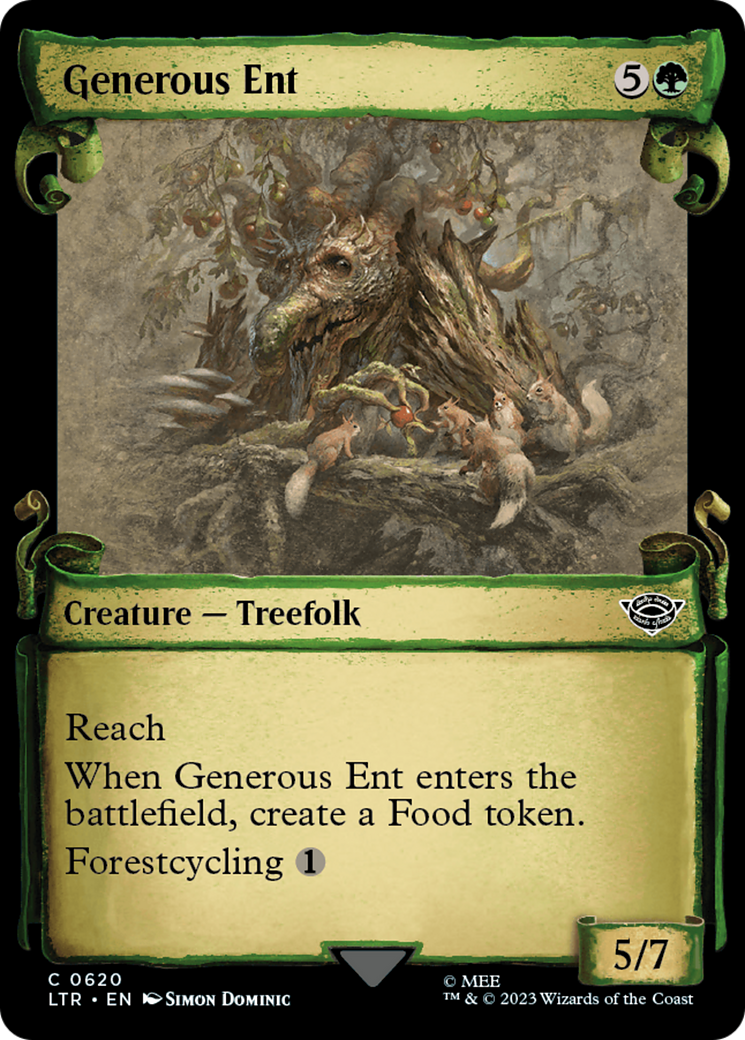 Generous Ent [The Lord of the Rings: Tales of Middle-Earth Showcase Scrolls] [Foil]