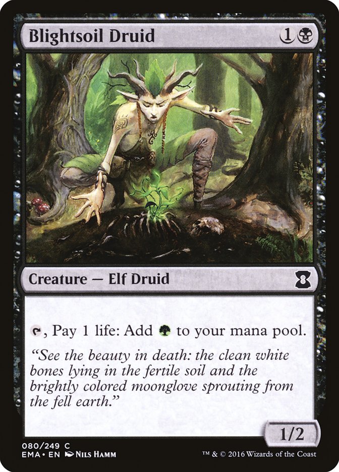 Blightsoil Druid [Eternal Masters] [Foil]