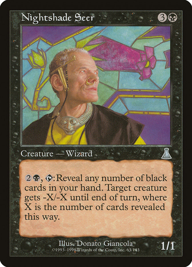 Nightshade Seer [Urza's Destiny] [Foil]