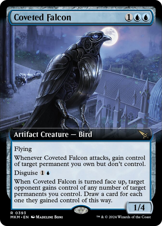 Coveted Falcon (Extended Art) [Murders at Karlov Manor] [Foil]