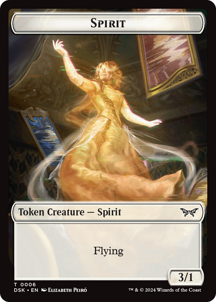 Spirit (0006) Token [Duskmourn: House of Horror Tokens] [Foil]