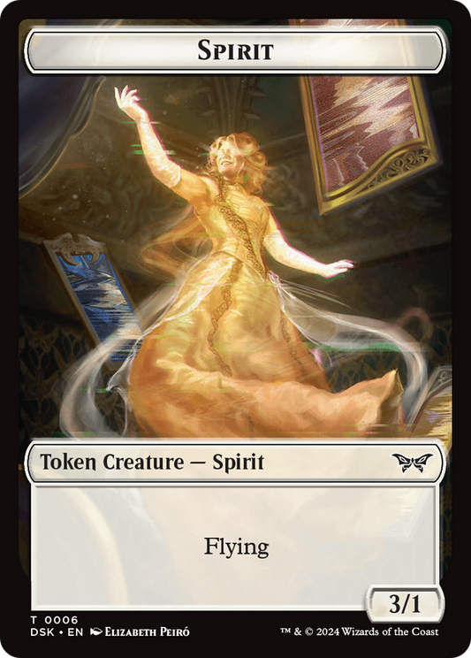 Spirit (0006) Token [Duskmourn: House of Horror Tokens] [Foil]