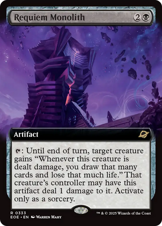 Requiem Monolith (Extended Art) [Edge of Eternities] [Foil]