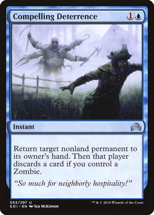 Compelling Deterrence [Shadows over Innistrad] [Foil]