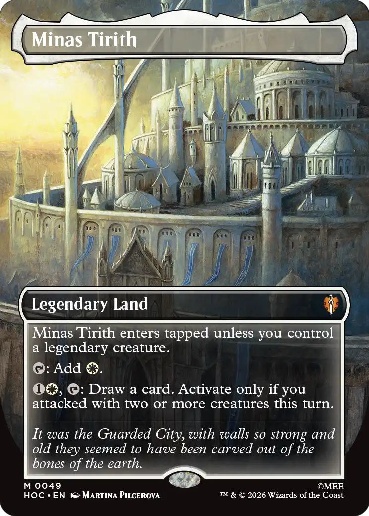Minas Tirith (Borderless) [The Hobbit: Eternal-Legal] [Foil]