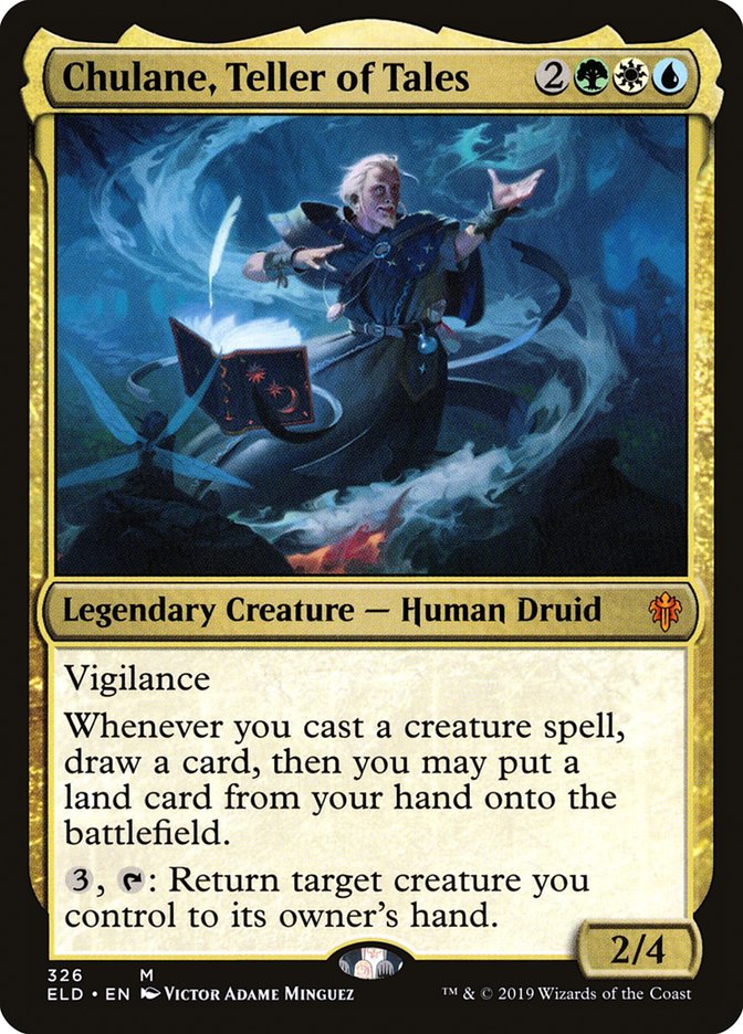 Chulane, Teller of Tales [Throne of Eldraine] [Foil]