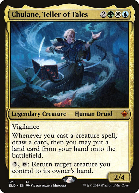 Chulane, Teller of Tales [Throne of Eldraine] [Foil]