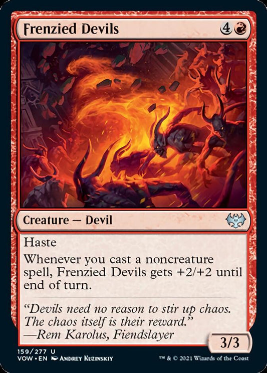Frenzied Devils [Innistrad: Crimson Vow] [Foil]