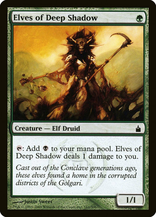 Elves of Deep Shadow [Ravnica: City of Guilds] [Foil]