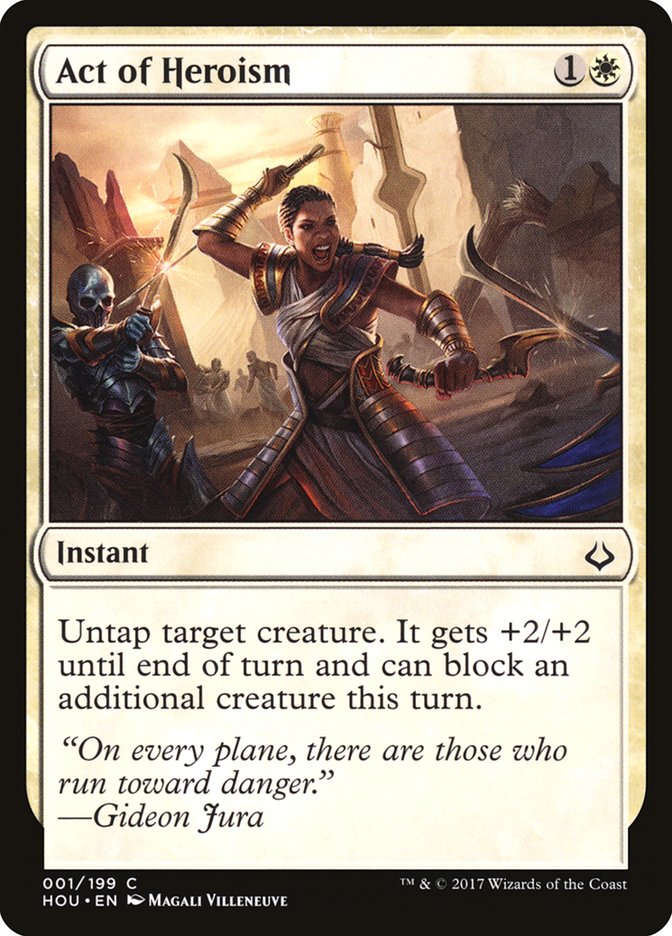 Act of Heroism [Hour of Devastation] [Foil]