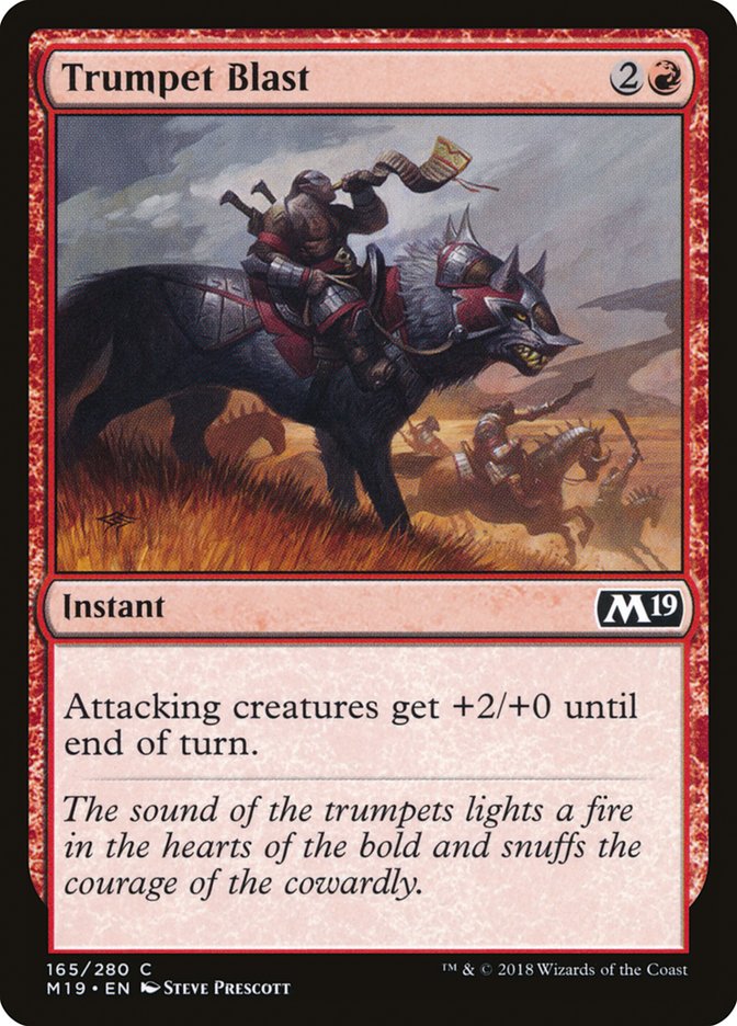 Trumpet Blast [Core Set 2019] [Foil]