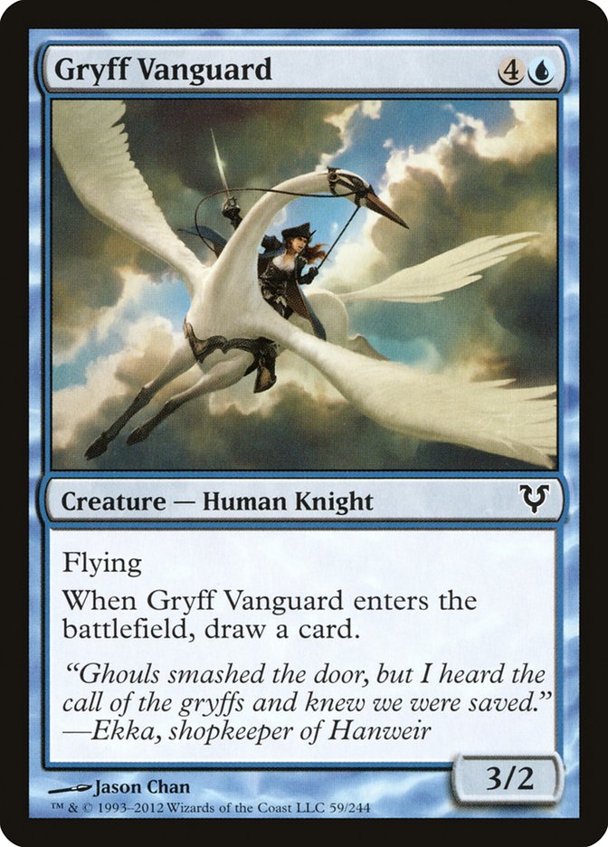 Gryff Vanguard [Avacyn Restored] [Foil]