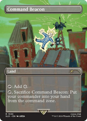 Command Beacon (Rainbow Foil) [Secret Lair Drop Series]