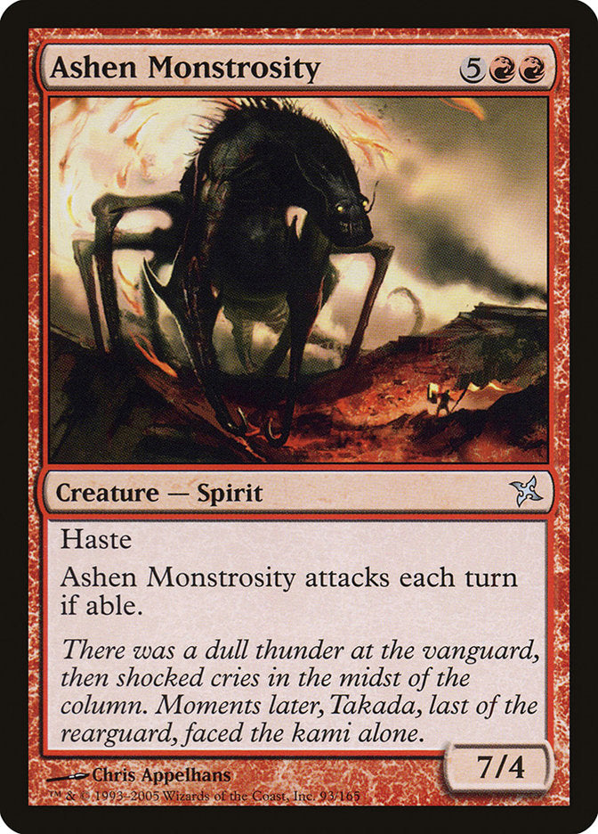Ashen Monstrosity [Betrayers of Kamigawa] [Foil]