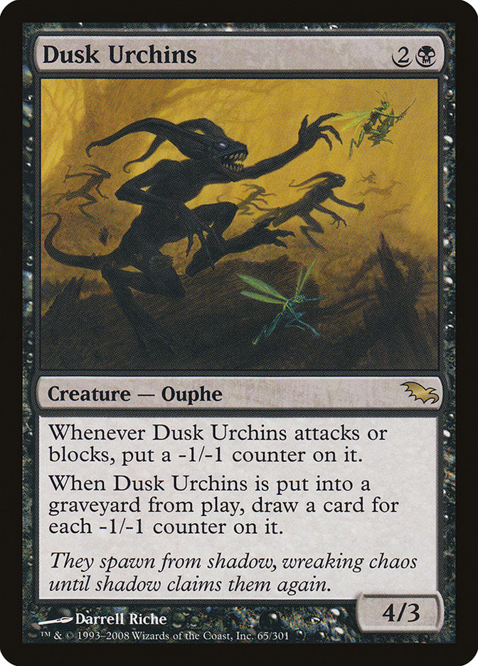 Dusk Urchins [Shadowmoor] [Foil]