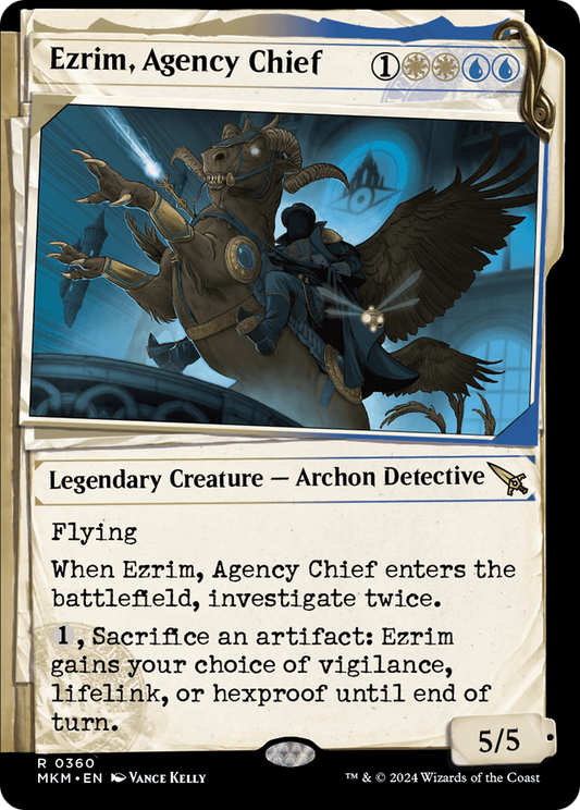 Ezrim, Agency Chief (Showcase) [Murders at Karlov Manor] [Foil]
