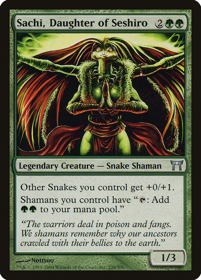 Sachi, Daughter of Seshiro [Champions of Kamigawa] [Foil]