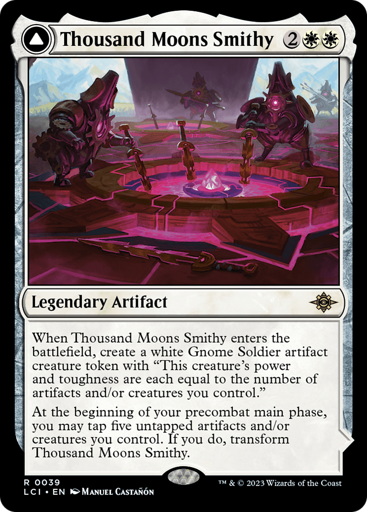 Thousand Moons Smithy // Barracks of the Thousand [The Lost Caverns of Ixalan] [Foil]