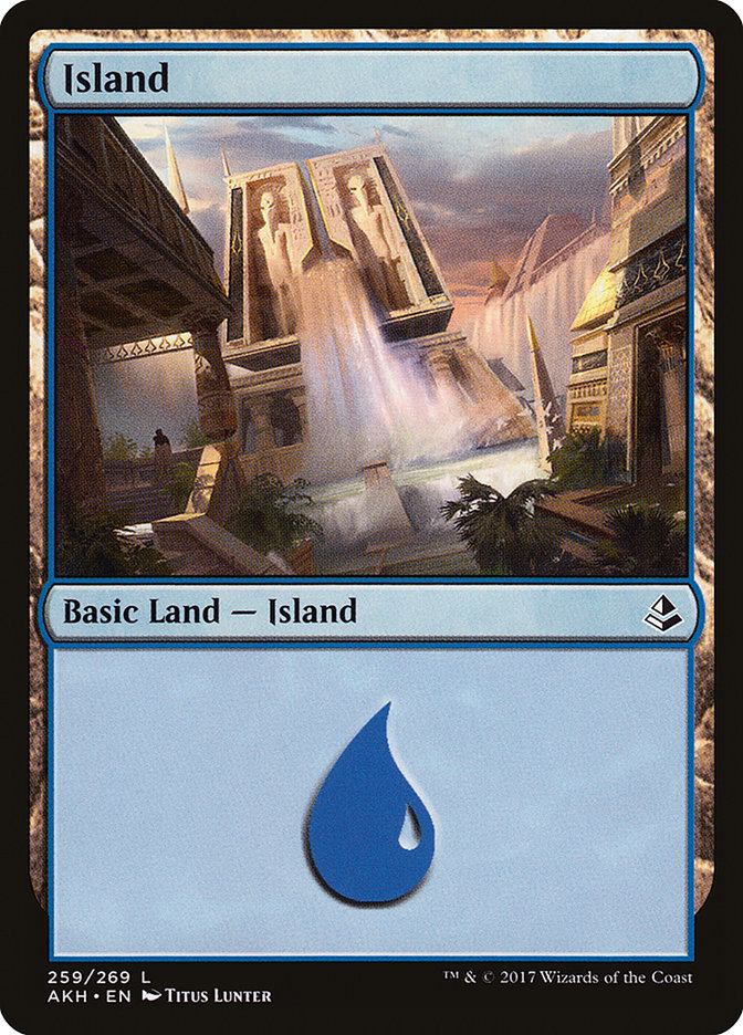 Island (259) [Amonkhet] [Foil]