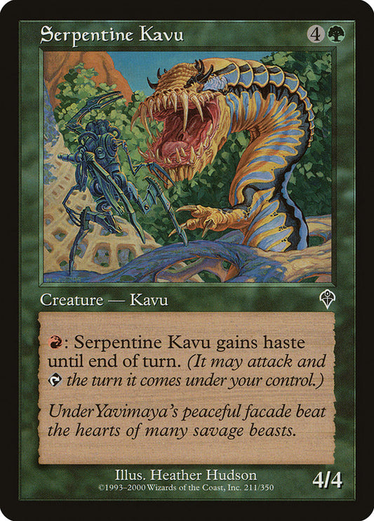 Serpentine Kavu [Invasion] [Foil]